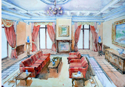 Эскизный рисунок и живопись для дизайнеров и декораторов